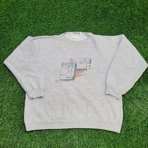 Vintage Eintracht Puchheim Sweatshirt Large 22x24 Gun Shooting